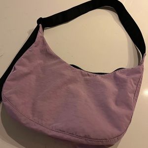 Lavender BAGGU Crescent Bag